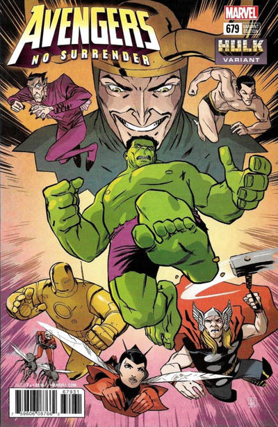 Avengers Vol VI #679B [Ramon Perez 'Hulk Variant'] (April 2018)