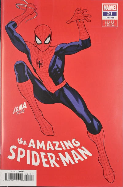 Amazing Spider-Man Vol VII #21C [David Nakayama Color Block Red Variant] (May 2026)