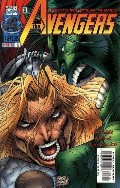 Avengers Vol II #5B [Rob Liefeld Variant] (March 1997)
