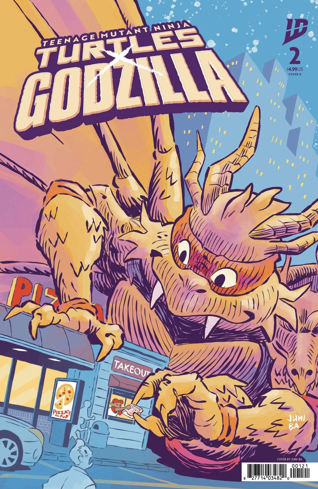 Teenage Mutant Ninja Turtles X Godzilla #2B [Juni Ba Variant] (January 2026)