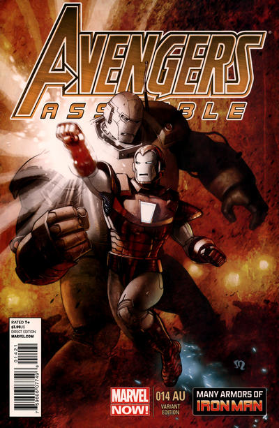 Avengers Assemble #14B [Stéphane Roux Many Armors of Iron Man Variant] (June 2013)