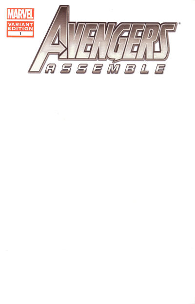 Avengers Assemble #1D [Blank Variant] (May 2012)