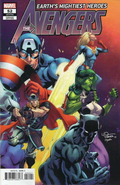 Avengers Vol VII #52B [Logan Lubera Variant] (March 2022)