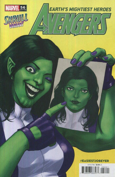 Avengers Vol VII #56B [David López 'Skrull Variant'] (July 2022)