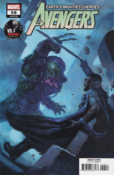 Avengers Vol VII #58B [E. M. Gist 'Predator Variant'] (September 2022)