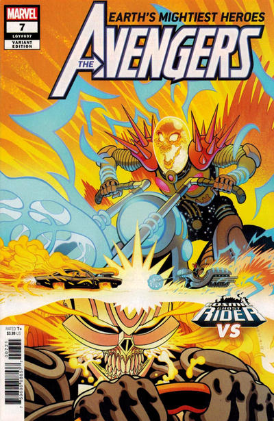 Avengers Vol VII #7B [Tradd Moore 'Cosmic Ghost Rider VS' Variant] (November 2018)