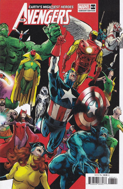 Avengers Vol VII #63D [Phil Jimenez '70s Avengers Assemble Connecting Variant] (February 2023)