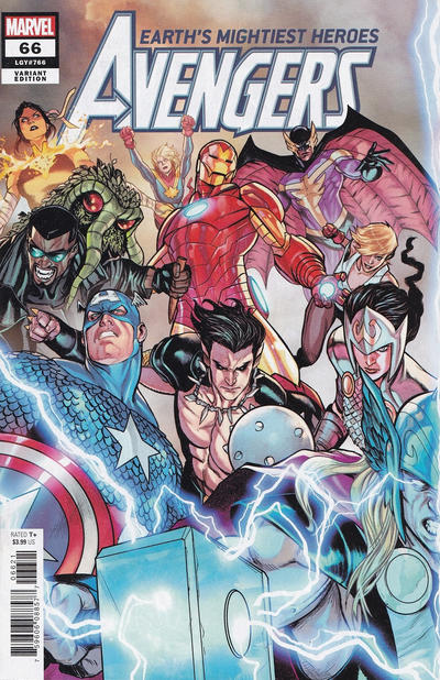 Avengers Vol VII #66B [Stefano Caselli 'Past Future Avengers Assemble' Variant] (May 2023)