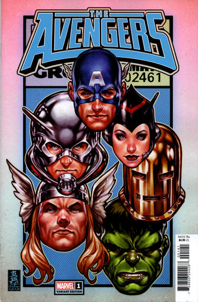 Avengers Vol VIII #1D [Mark Brooks Corner Box Variant] (July 2023)