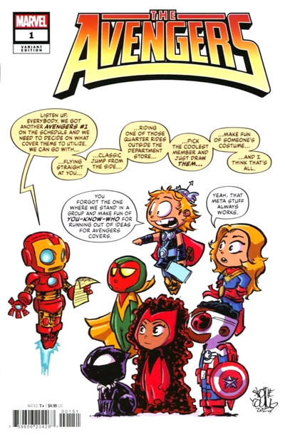 Avengers Vol VIII #1E [Skottie Young Variant] (July 2023)