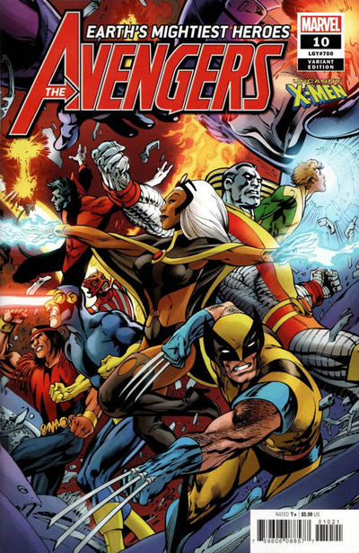 Avengers Vol VII #10B [Alan Davis 'Uncanny X-Men' Variant] (January 2019)