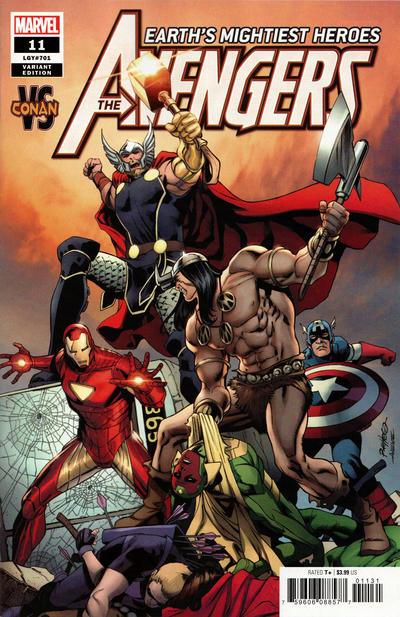 Avengers Vol VII #11C [Carlos Pacheco 'Conan Vs' Variant] (February 2019)