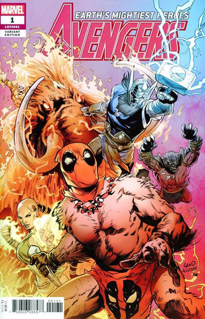 Avengers Vol VII #1C [Greg Land 'Deadpool Party' Variant] (July 2018)