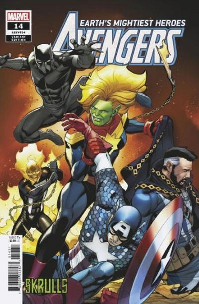 Avengers Vol VII #14B [Carlos Pacheco 'Skrulls' Variant] (April 2019)