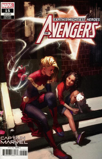 Avengers Vol VII #15B [Gerald Parel 'Captain Marvel' Variant] (April 2019)