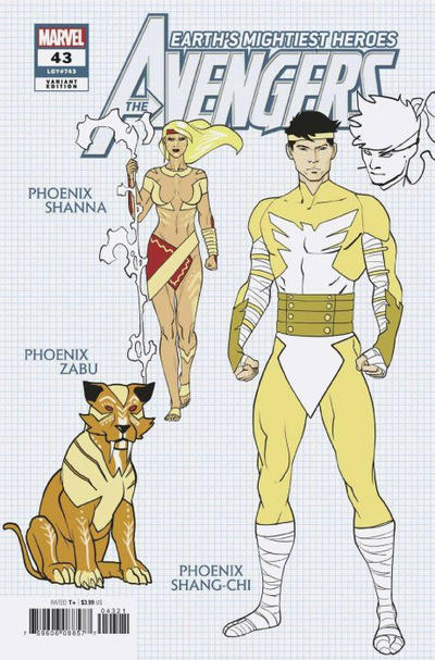 Avengers Vol VII #43B [Javier Garron Design Variant] (May 2021)