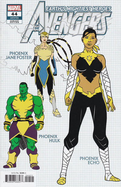 Avengers Vol VII #44B [Javier Garrón Variant] (June 2021)