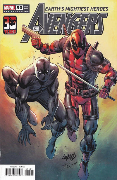 Avengers Vol VII #50B [Rob Liefeld Deadpool 30th Anniversary Variant] (January 2022)