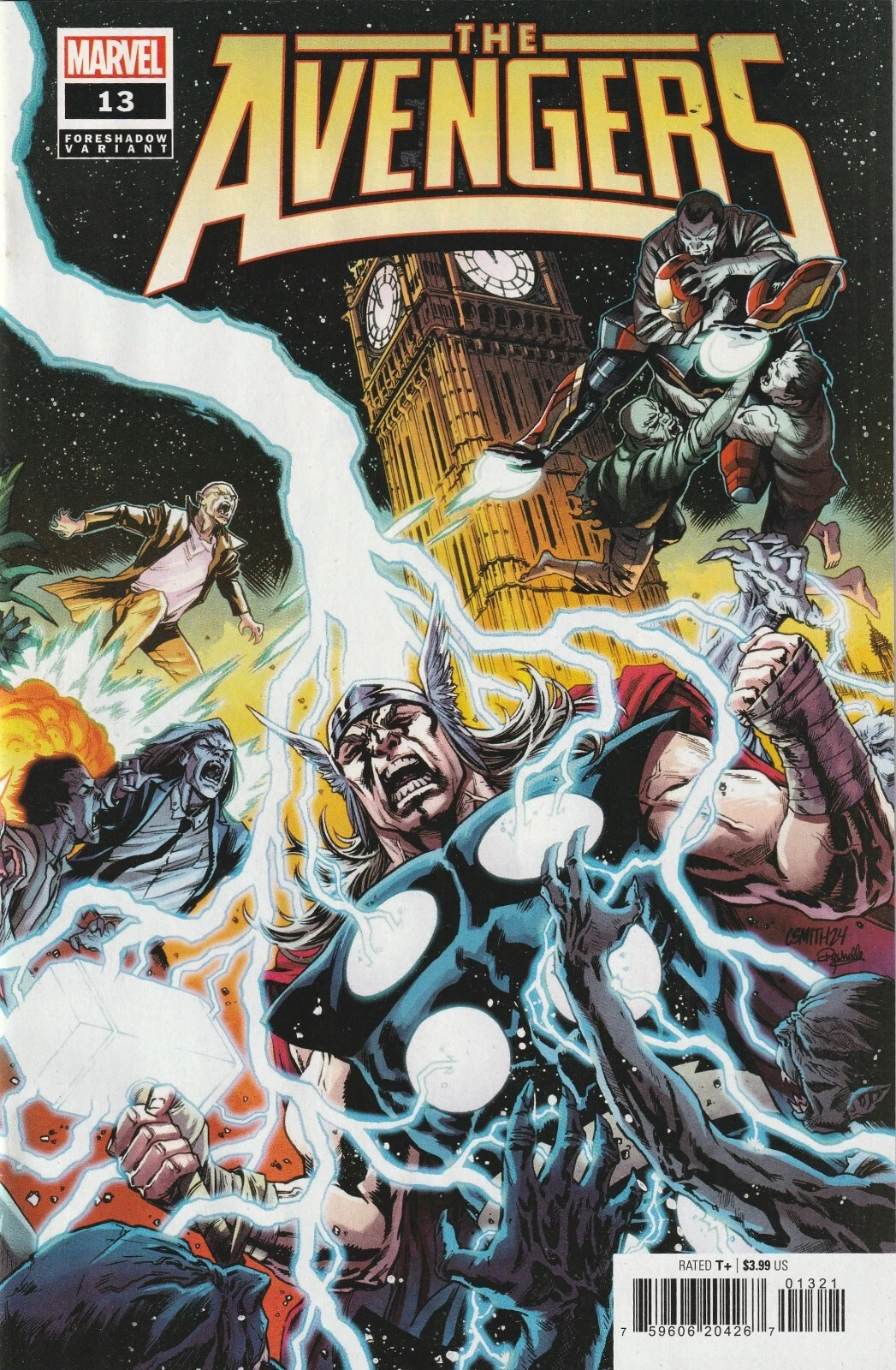Avengers Vol VIII #13B [Cory Smith 'Foreshadow Variant'] (June 2024)