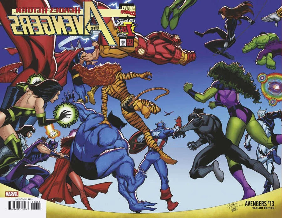 Avengers Vol VIII #13E [Ron Lim Homage Wraparound Variant] (June 2024)