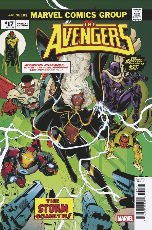 Avengers Vol VIII #17D [Luciano Vecchio Homage Variant] (October 2024)