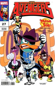 Avengers Vol VIII #27E [Jacob Chabot 'Phineas And Ferb' Variant] (August 2025)