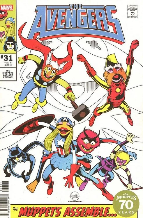 Avengers Vol VIII #31D [Luciano Vecchio 'Muppets' Variant] (December 2025)