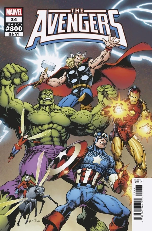 Avengers Vol VIII #34D [Mark Bagley Spoiler Variant] (March 2026)