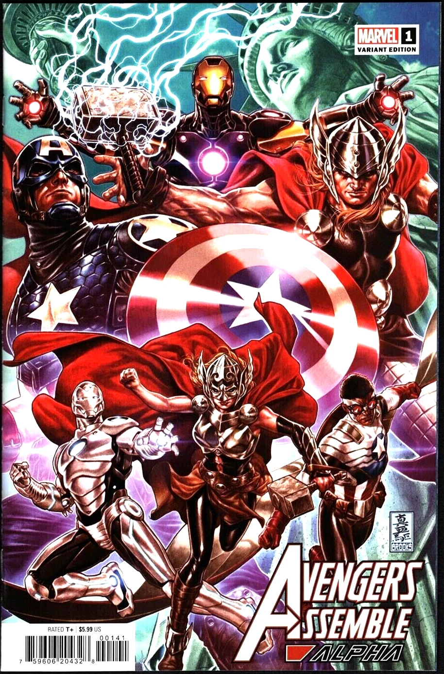 Avengers Assemble Alpha #1D [Mark Brooks Variant] (January 2023)